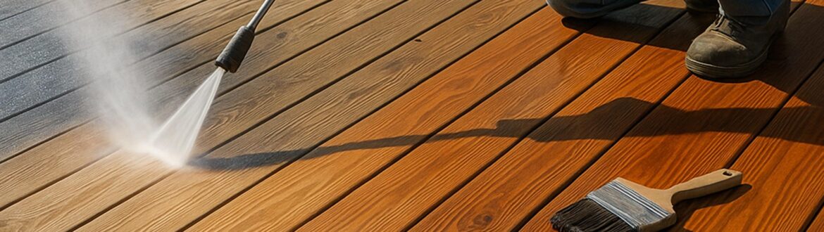Brevard deck pressure washing & staining image